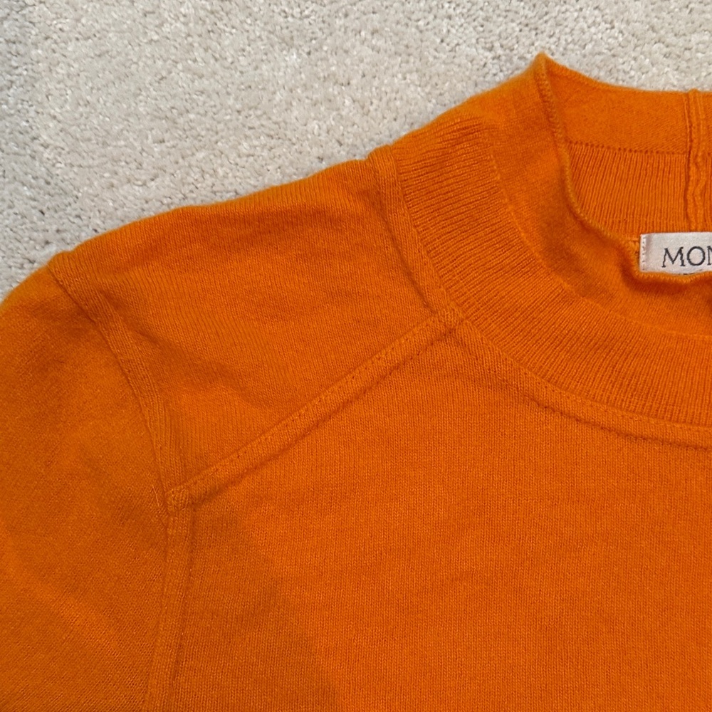 MONDI Italian🇮🇹Vibrant Orange Turtleneck Sweater